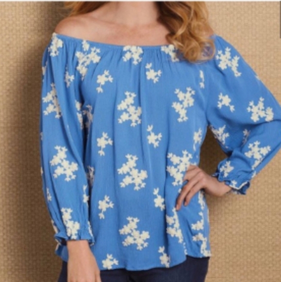 Soft Surroundings Avignon Embroidered Top Size XL - Picture 1 of 14